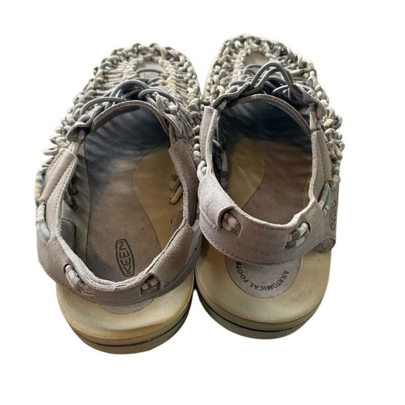 KEEN UNEEK Sandals in Light Gray Size 13 - Picture 6 of 8